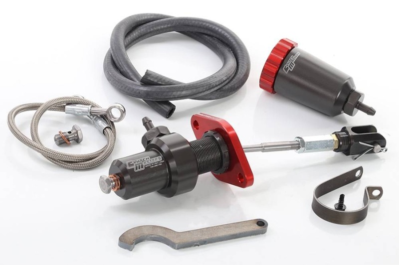 Subaru WRX STI Clutch Master Cylinder - Clutch Masters - 0.75in Bore Master Cylinder Upgrade Kit - Red - `02-`21 Subaru WRX STI Clutch Master Cylinder - Clutch Masters - 0.75in Bore Master Cylinder Upgrade Kit - Red - `02-`21